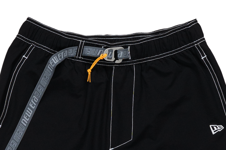 New Era Springtime Rhythm Black Woven Shorts