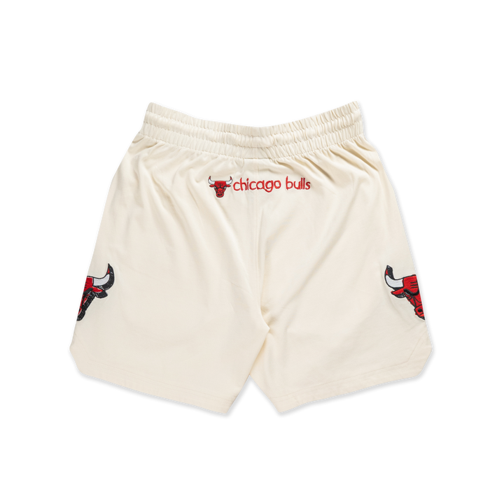 Chicago Bulls NBA Doodles Chrome White Knit Shorts