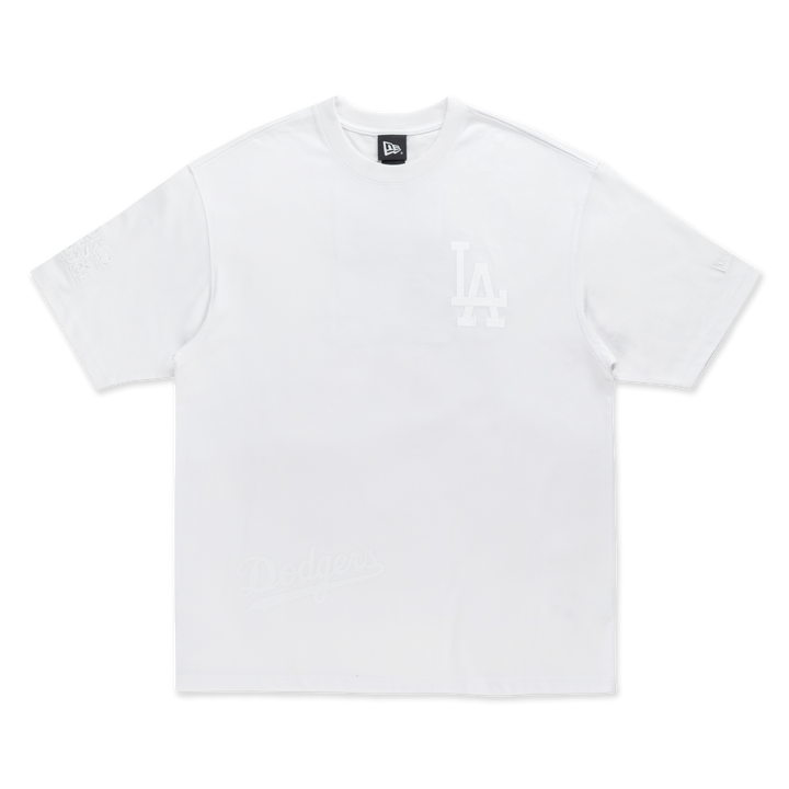Los Angeles Dodgers Cooperstown Tonal Pack White Oversized Short Sleeve T-Shirt