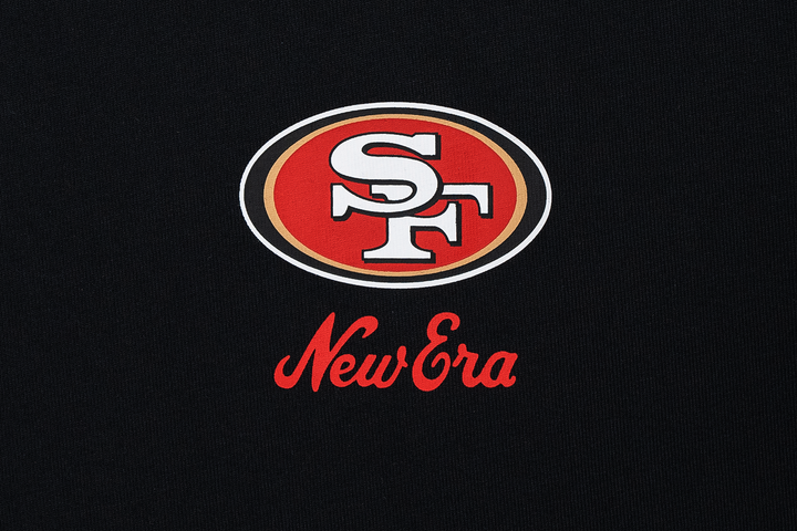 San Francisco 49Ers NFL Black Oversized Short Sleeve T-Shirt