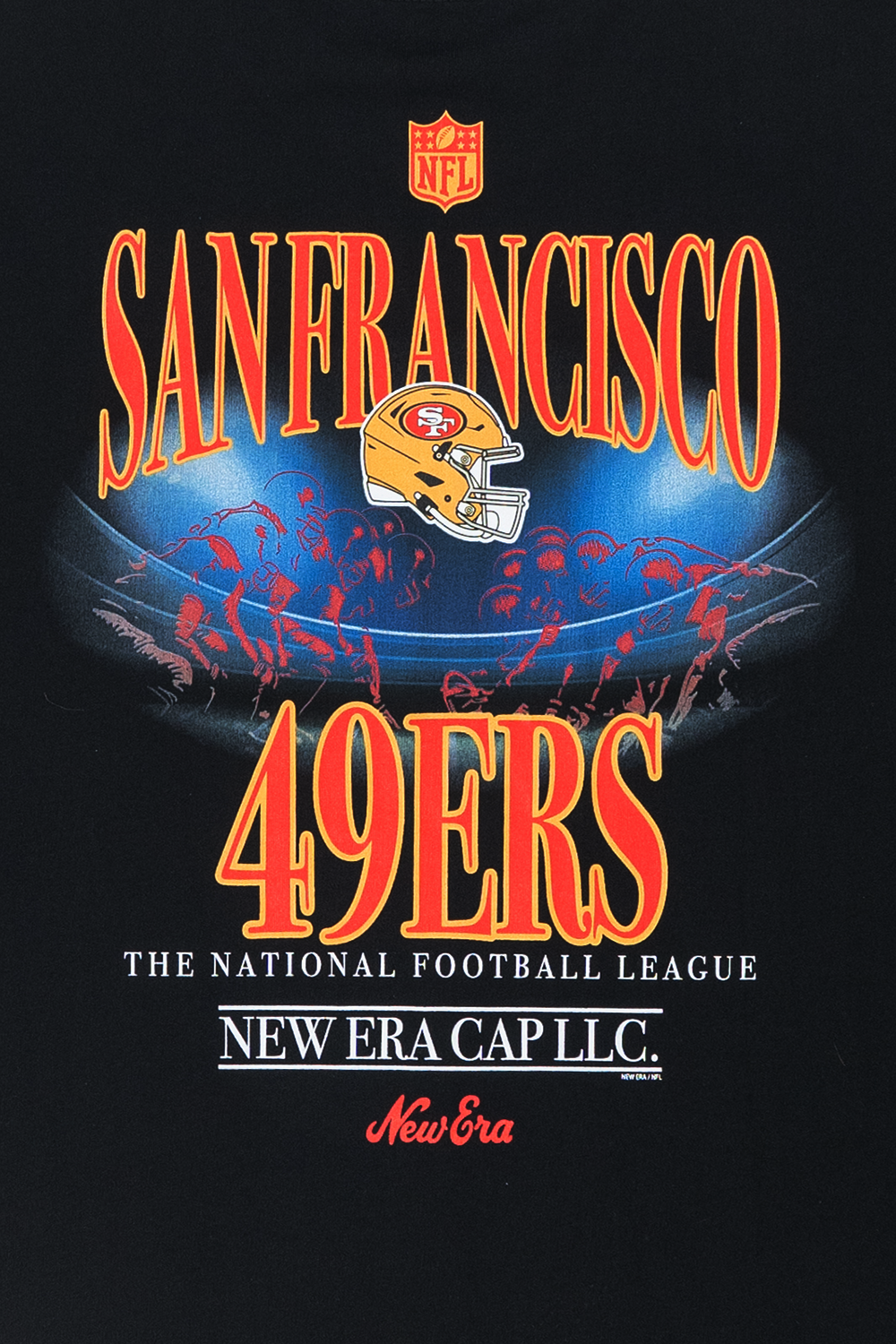 San Francisco 49Ers NFL Black Oversized Short Sleeve T-Shirt