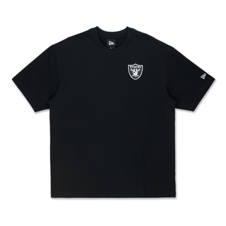 New Era Las Vegas Raiders NFL Black Oversized Short Sleeve T-Shirt