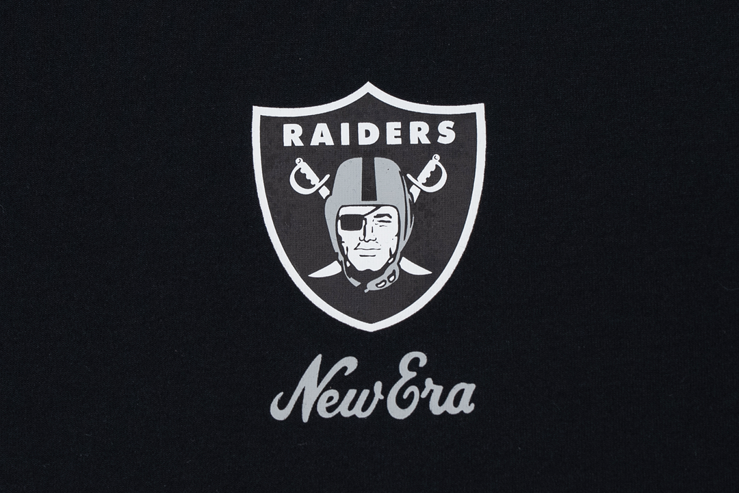 New Era Las Vegas Raiders NFL Black Oversized Short Sleeve T-Shirt