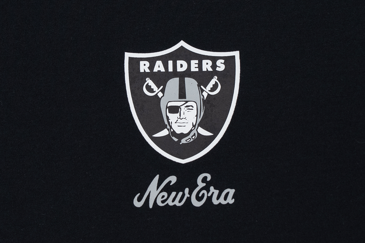 New Era Las Vegas Raiders NFL Black Oversized Short Sleeve T-Shirt