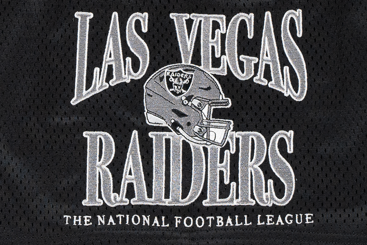 Las Vegas Raiders NFL Black Mesh Shorts