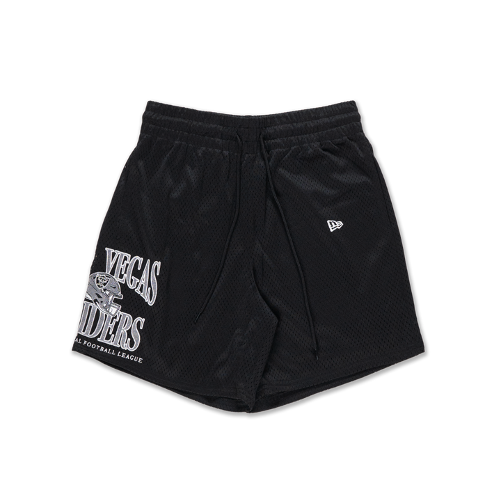 Las Vegas Raiders NFL Black Mesh Shorts