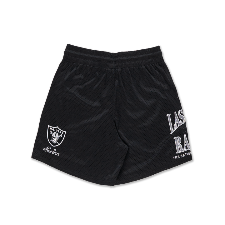 Las Vegas Raiders NFL Black Mesh Shorts