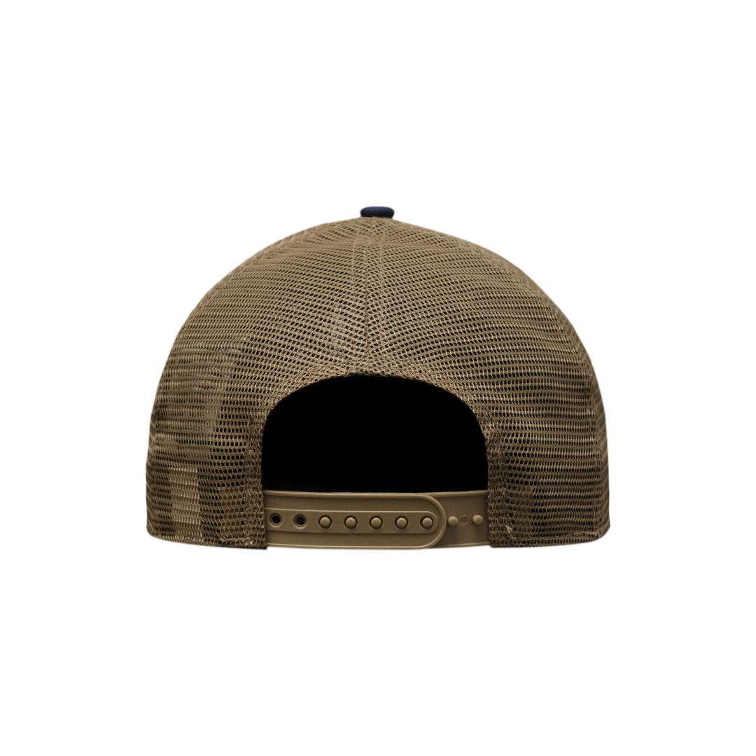 9FORTY A-Frame Trucker College Khaki Snapback