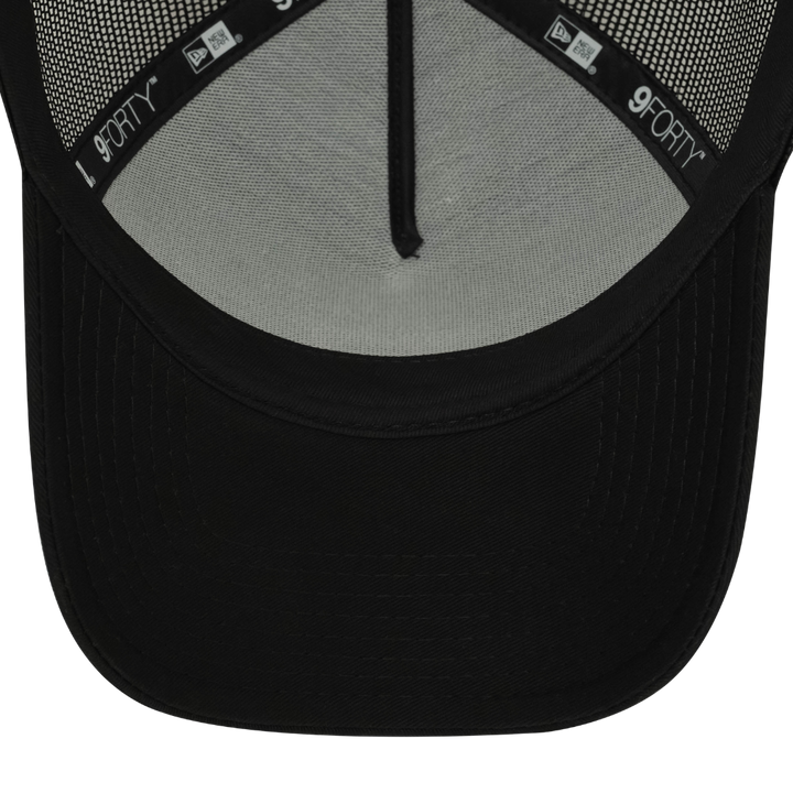 9FORTY A-Frame Trucker Box Logo Black Snapback