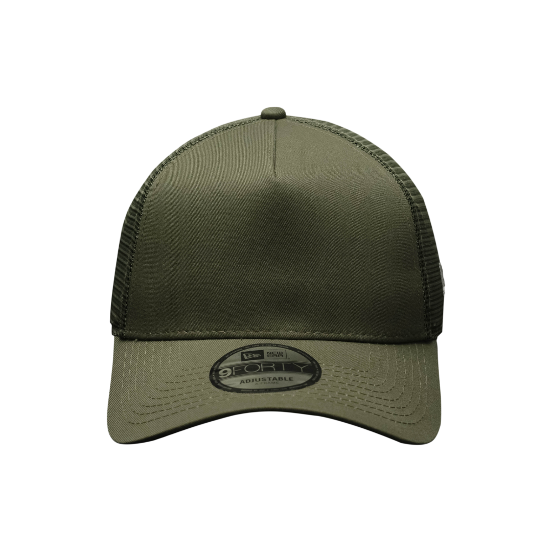 9FORTY A-Frame Trucker Basic New Olive Snapback