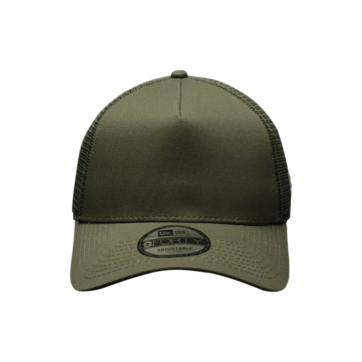 9FORTY A-Frame Trucker Basic New Olive Snapback