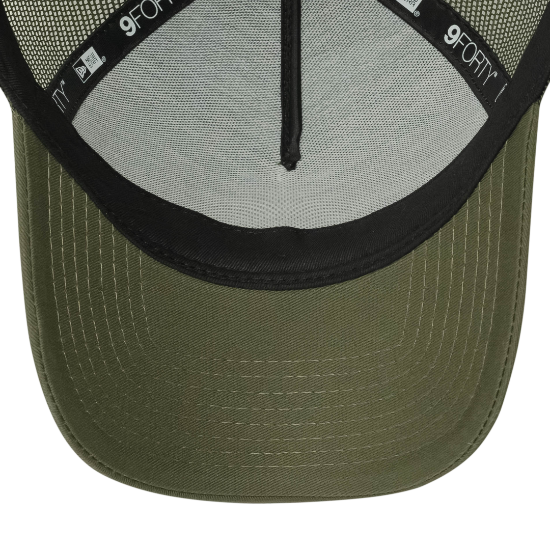 9FORTY A-Frame Trucker Basic New Olive Snapback