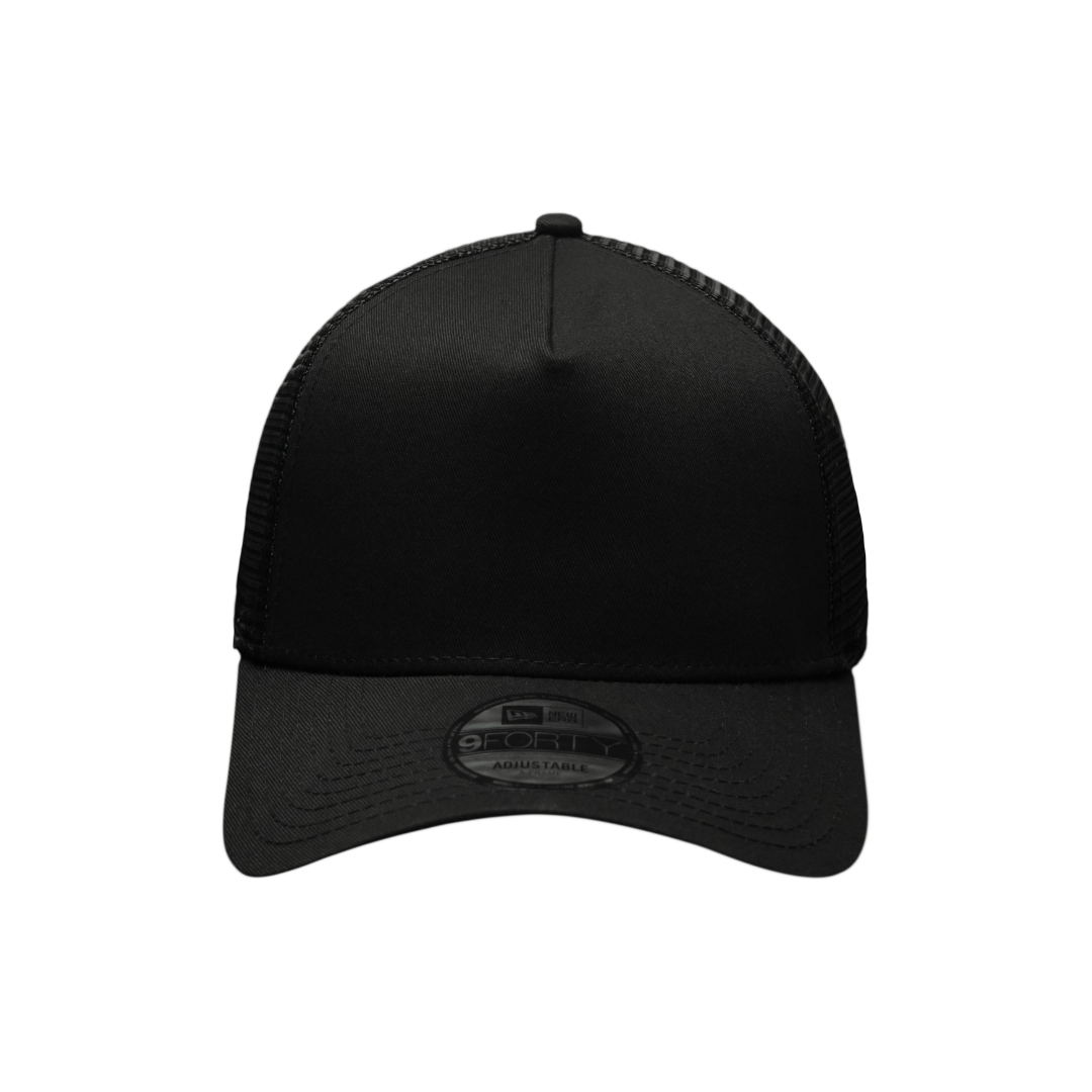 9FORTY A-Frame Trucker Basic Black Snapback