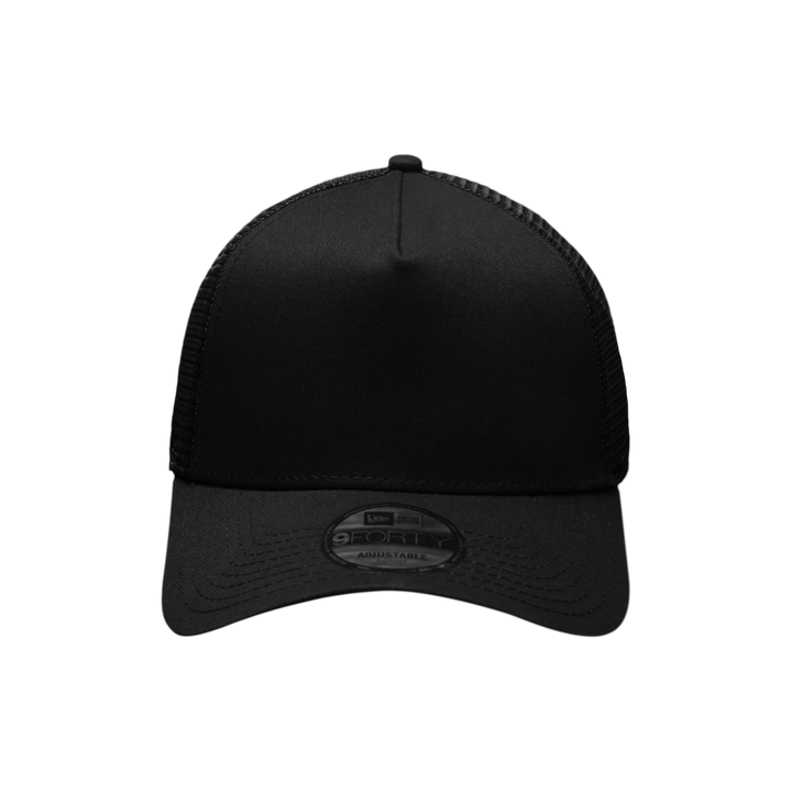9FORTY A-Frame Trucker Basic Black Snapback