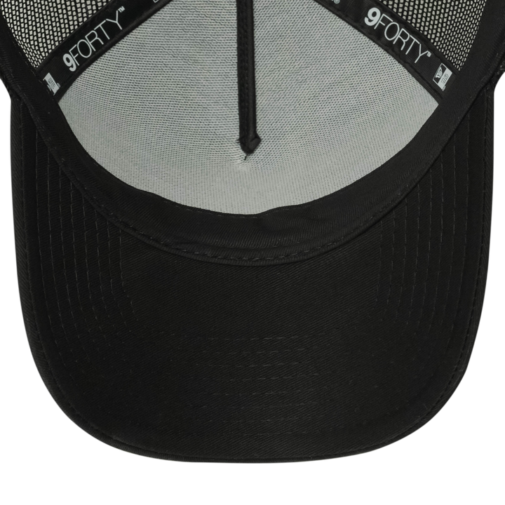 9FORTY A-Frame Trucker Basic Black Snapback
