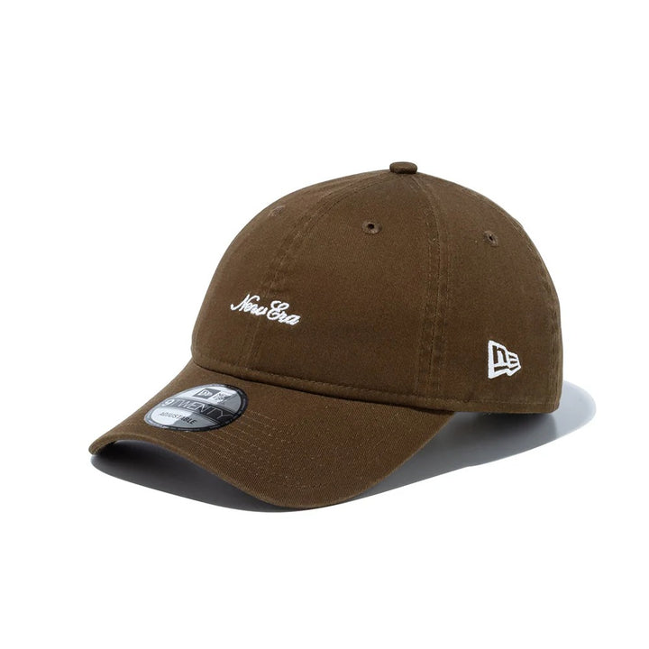 9TWENTY Mini Logo Washed Walnut Adjustable
