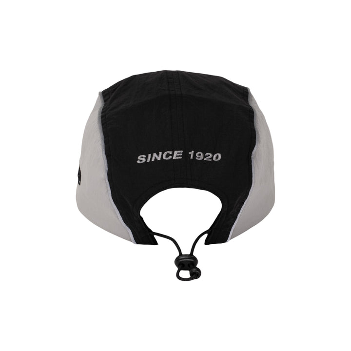 New Era Runner Racing Black Grey Camper Adjustable Cap