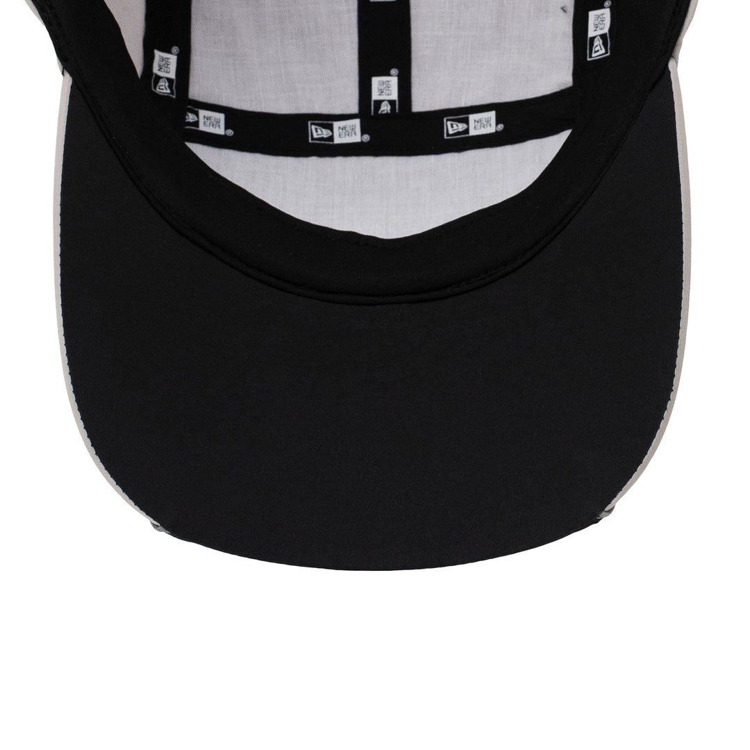 New Era Runner Racing Black Grey Camper Adjustable Cap