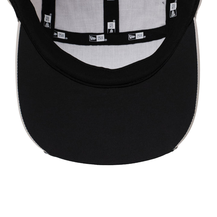 New Era Runner Racing Black Grey Camper Adjustable Cap