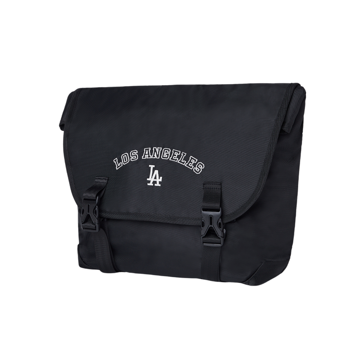 Los Angeles Dodgers Essential Black Messenger Bag