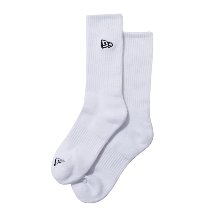 2 Pairs New Era Essential White Crew Socks
