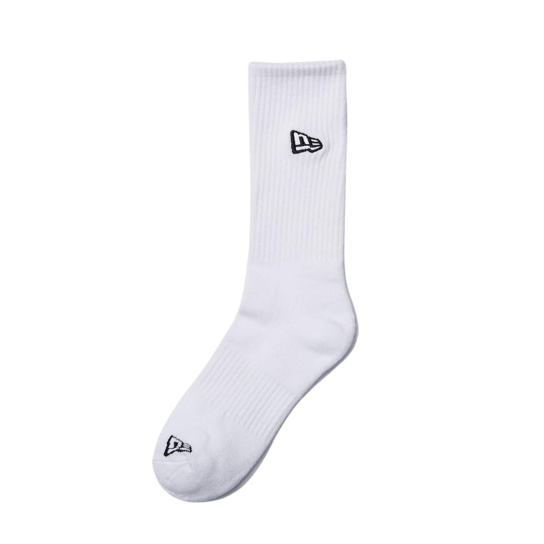 2 Pairs New Era Essential White Crew Socks