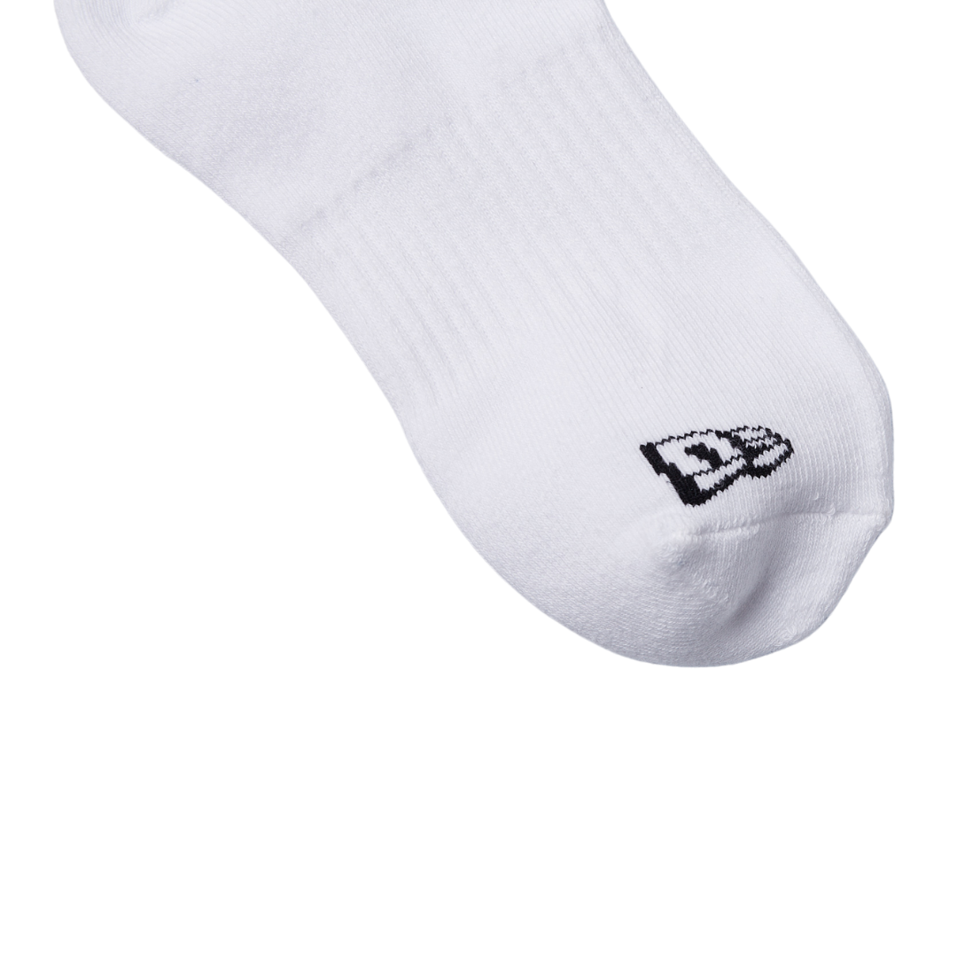 2 Pairs New Era Essential White Crew Socks