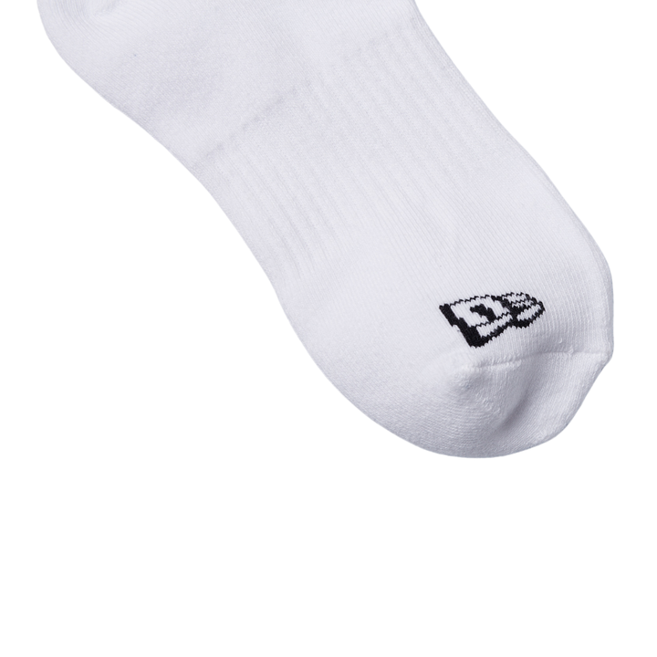 2 Pairs New Era Essential White Crew Socks