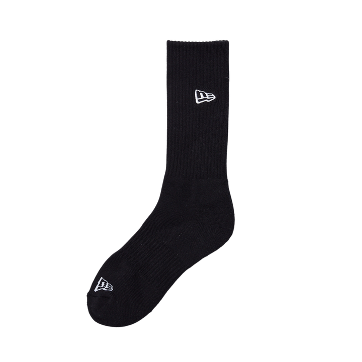 2 Pairs New Era Essential Black Crew Socks