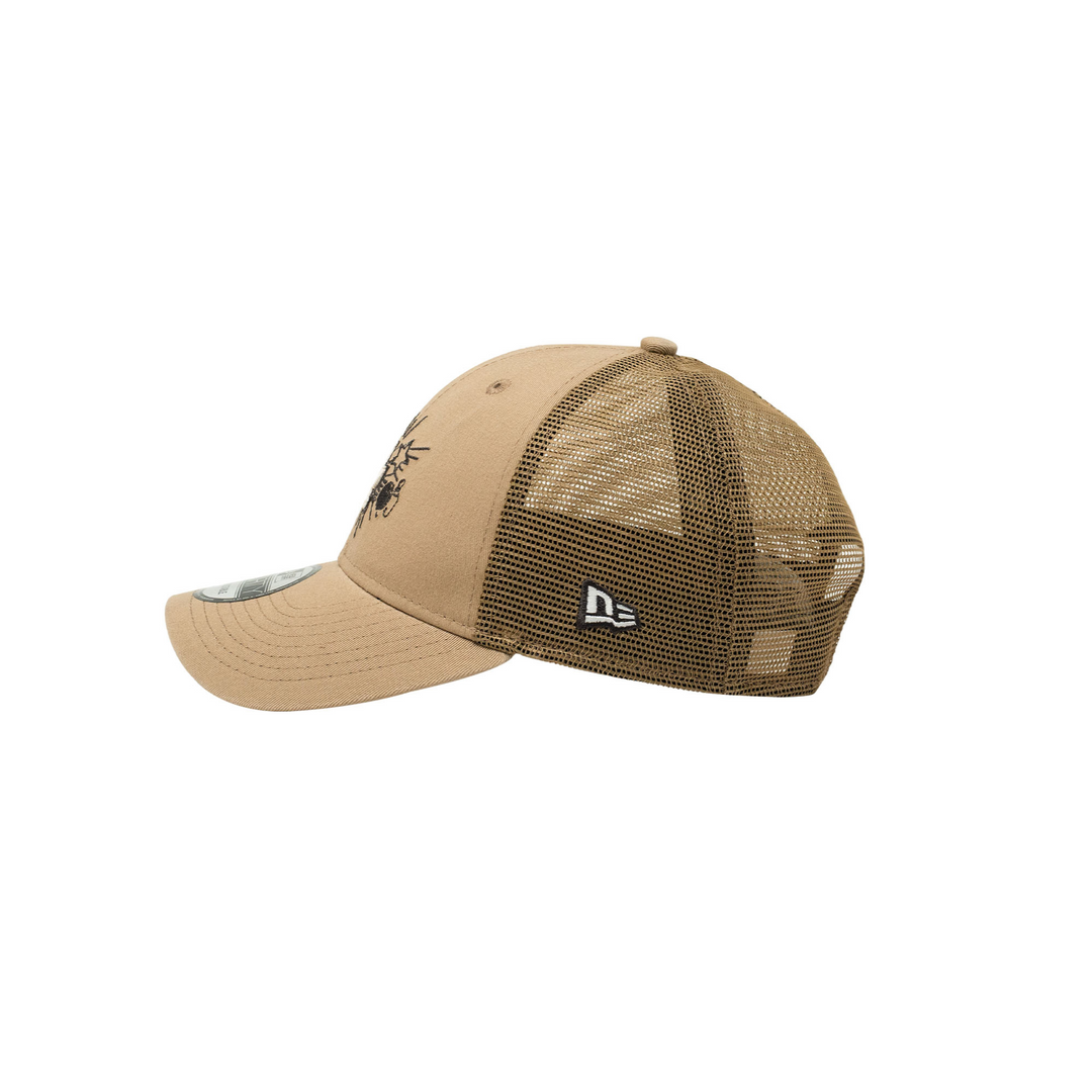 9FORTY Trucker Los Angeles Dodgers Graduation Khaki Snapback