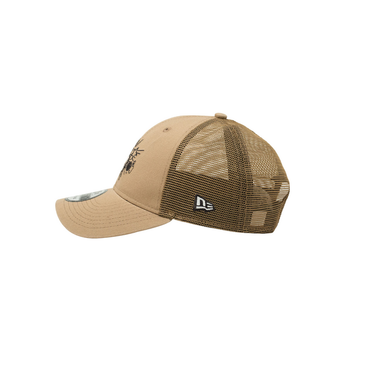 9FORTY Trucker Los Angeles Dodgers Graduation Khaki Snapback