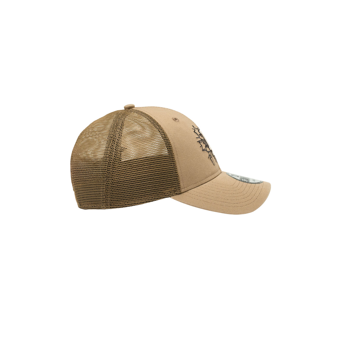 9FORTY Trucker Los Angeles Dodgers Graduation Khaki Snapback