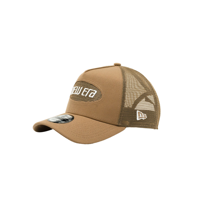 9FORTY A-Frame Trucker Cool Khaki Snapback