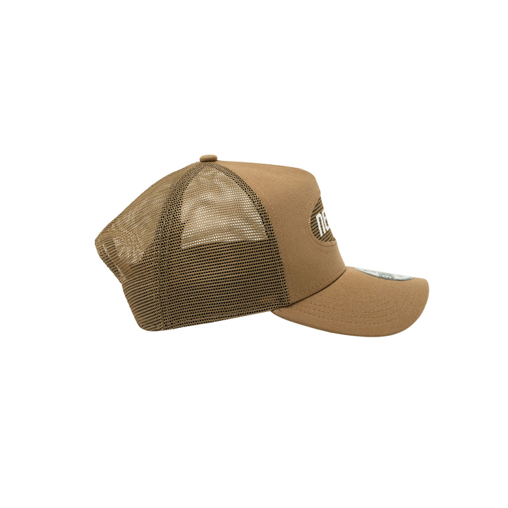 9FORTY A-Frame Trucker Cool Khaki Snapback