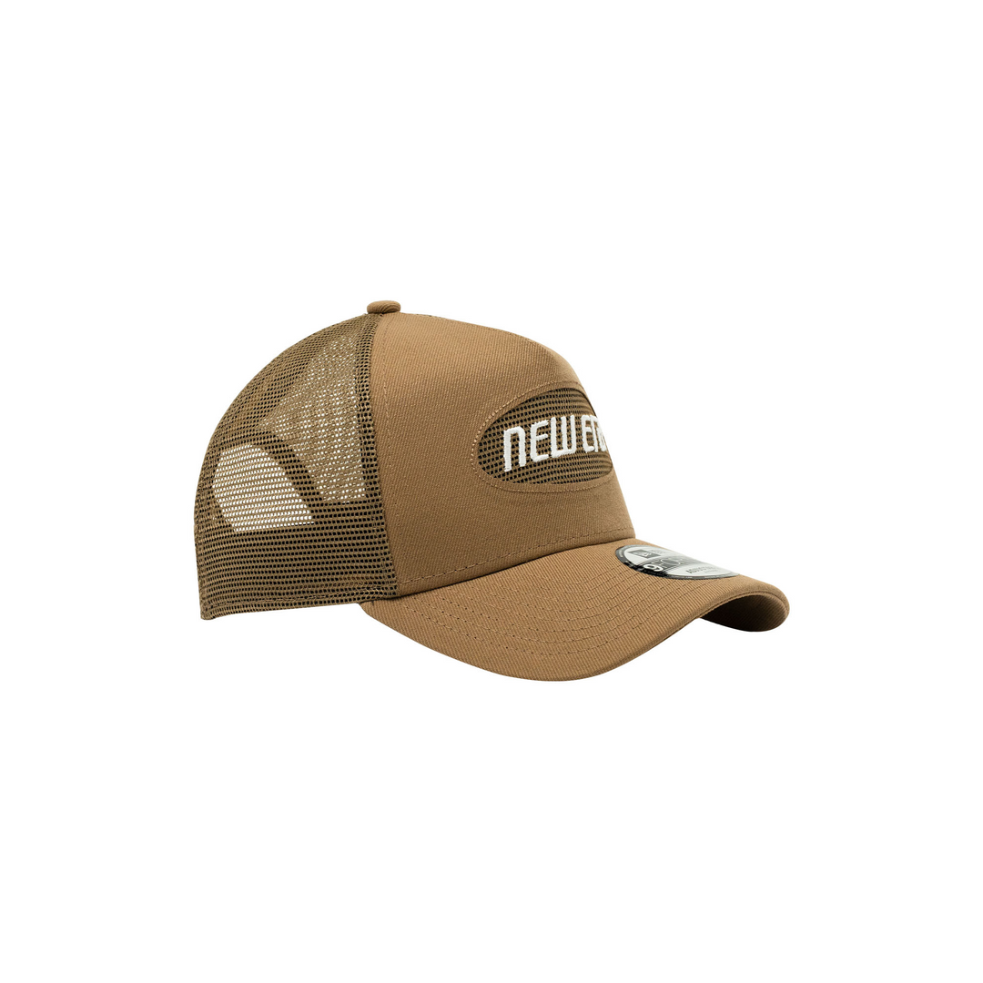 9FORTY A-Frame Trucker Cool Khaki Snapback