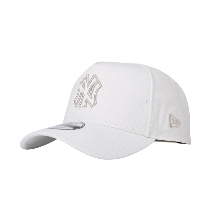 9FORTY A-Frame New York Yankees Engineered Comfort White Snapback Cap