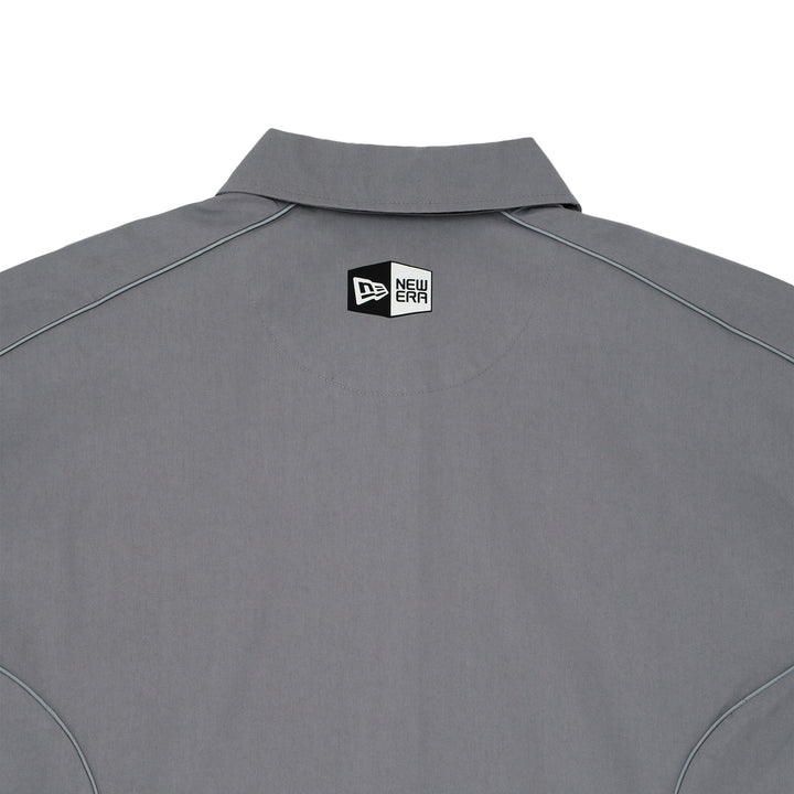 New Era Racing Grey Short Sleeve Woven Shirt