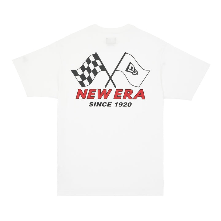 New Era Racing White Short Sleeve T-Shirt