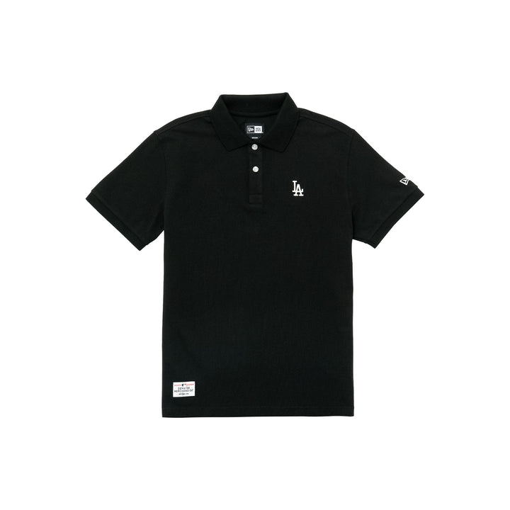 Los Angeles Dodgers Essential Black Short Sleeve Polo T-Shirt