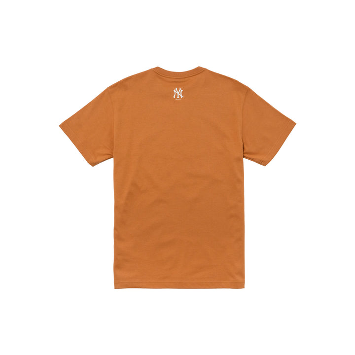 New York Yankees MLB Graphic Deep Sand Brown Short Sleeve T-Shirt