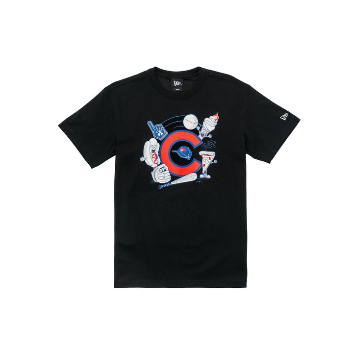 Chicago Cubs MLB Graphic Black Short Sleeve T-Shirt