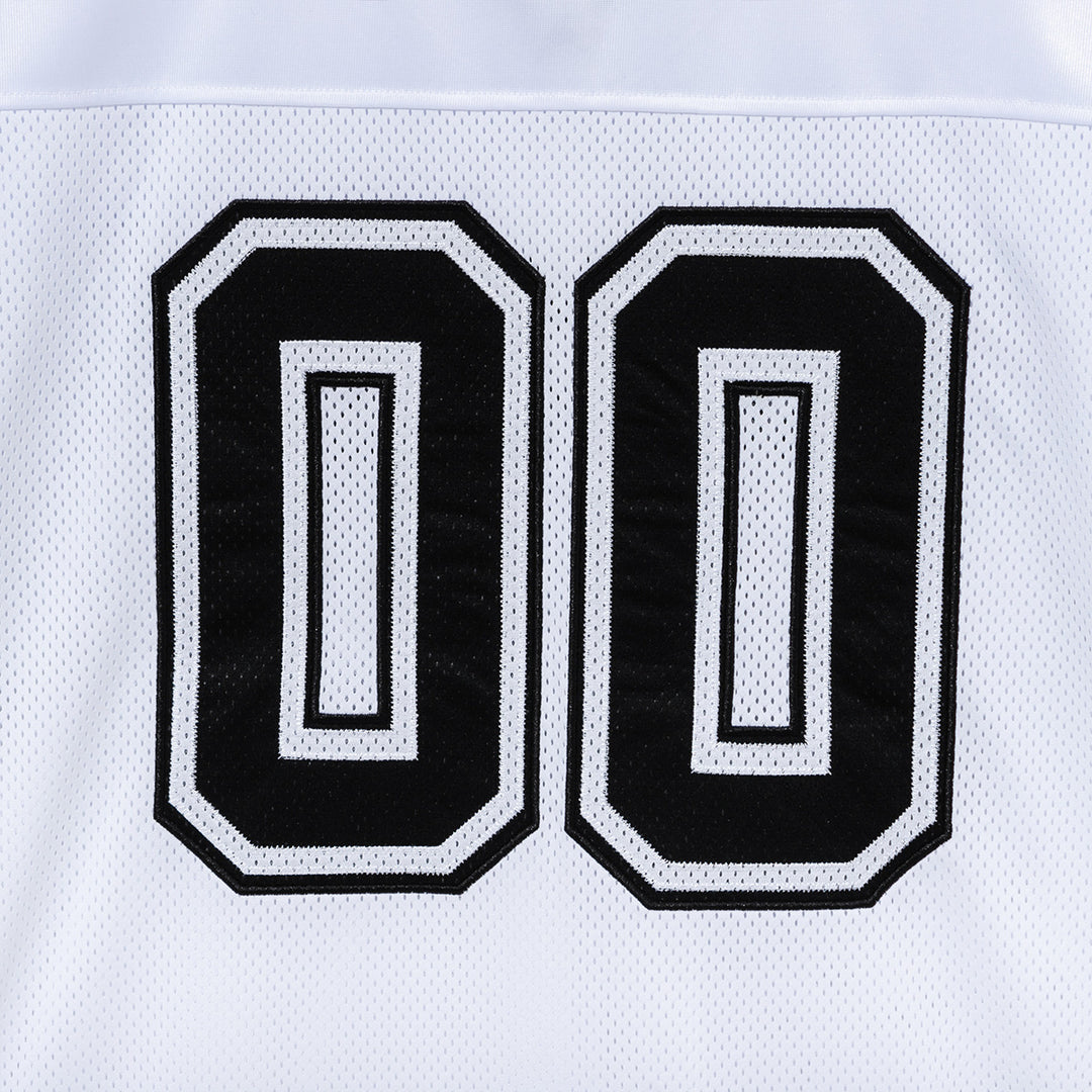 Retro Sports Mesh Top White Short Sleeve T-Shirt
