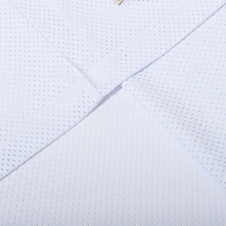 Retro Sports Mesh Top White Short Sleeve T-Shirt