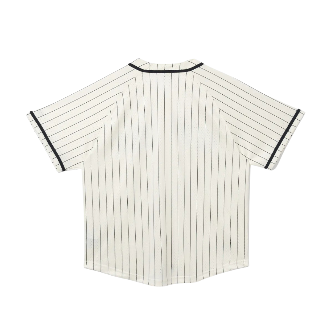 New Era Retro Baseball Off White Jersey Shirt