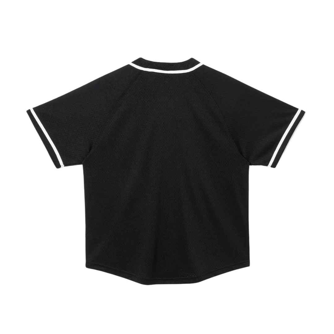 New Era Retro Baseball Black Jersey Shirt