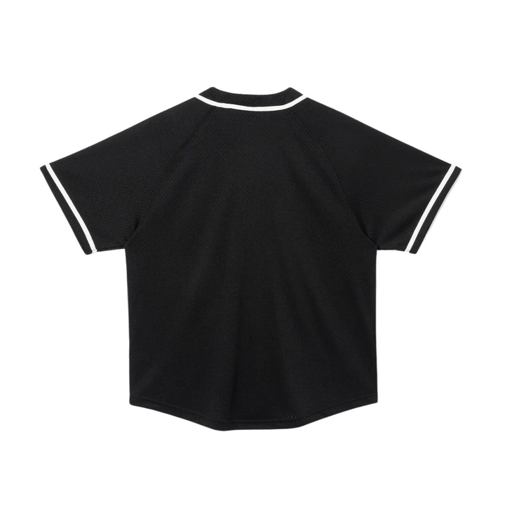 New Era Retro Baseball Black Jersey Shirt
