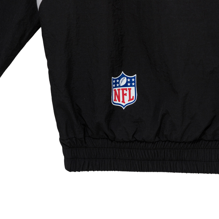Las Vegas Raiders NFL Black Windbreaker Anorak Jacket