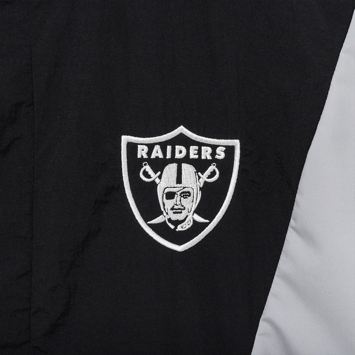 Las Vegas Raiders NFL Black Windbreaker Anorak Jacket