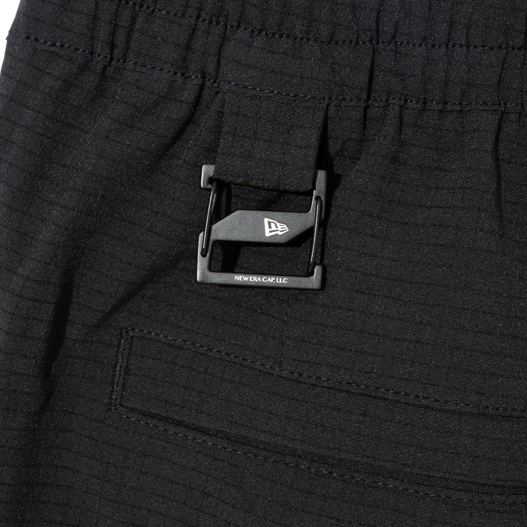 New Era Black Label Black Air Vent Shorts