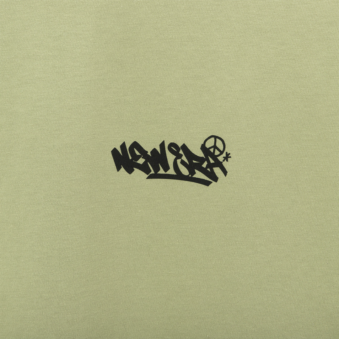New Era Neon Writing Sage Short Sleeves T-Shirt